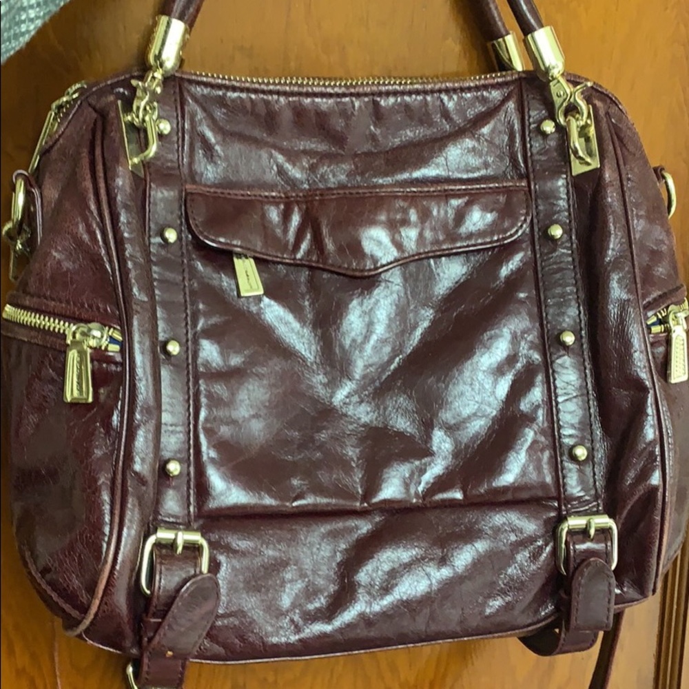 Rebecca Minkoff Cupid Purse in burgundy